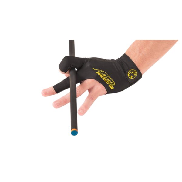 GUANTE PREDATOR NEGRO LOGO AMARILLO MANO IZQUIERDA - Imagen 2